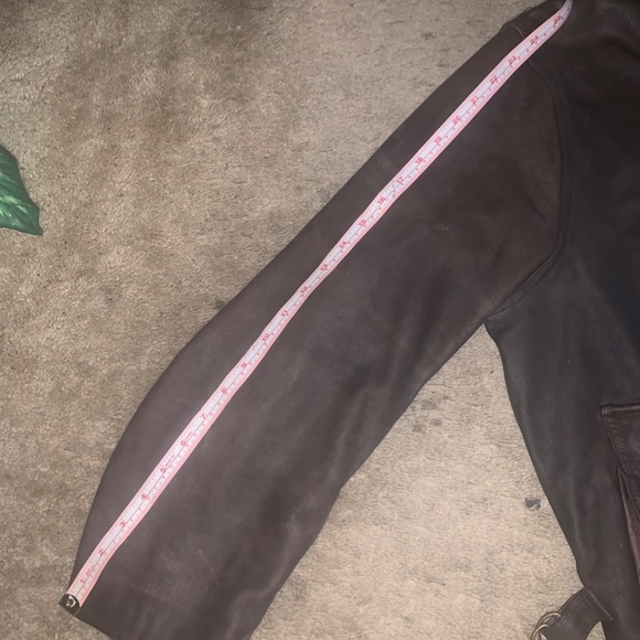 Sold : Indiana Jones Leather Jacket Authentic Large Bomber - Picture 13 of 13